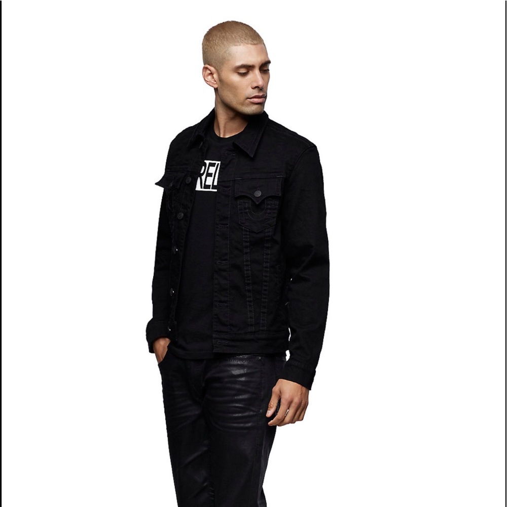 True Religion Black Jean Jacket (Men’s size XL)